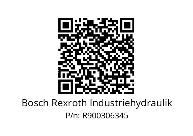  WH 16.5X/6X/7X Bosch Rexroth Industriehydraulik R900306345