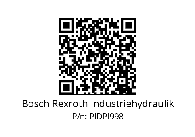   Bosch Rexroth Industriehydraulik PIDPI998