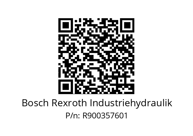   Bosch Rexroth Industriehydraulik R900357601