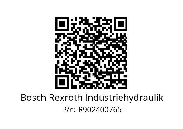   Bosch Rexroth Industriehydraulik R902400765