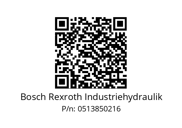   Bosch Rexroth Industriehydraulik 0513850216