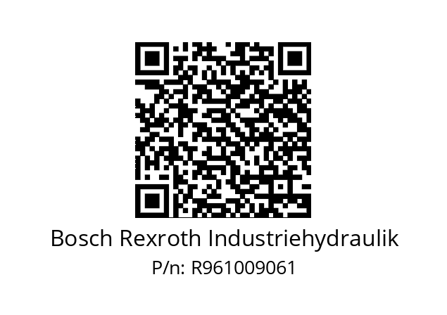   Bosch Rexroth Industriehydraulik R961009061