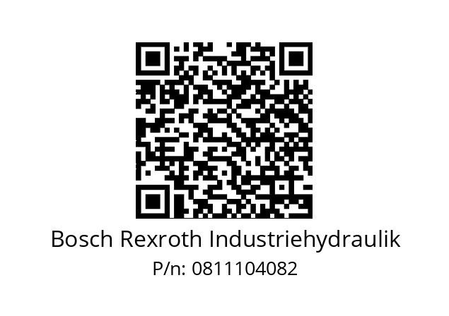   Bosch Rexroth Industriehydraulik 0811104082