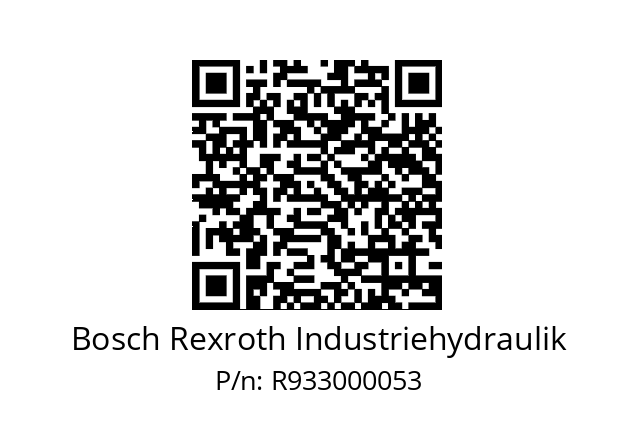   Bosch Rexroth Industriehydraulik R933000053