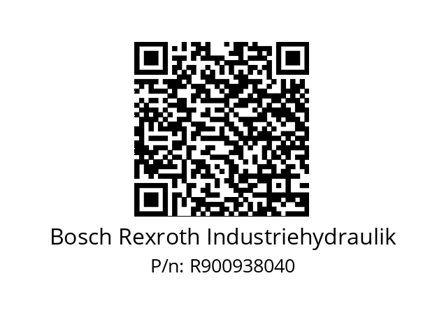   Bosch Rexroth Industriehydraulik R900938040