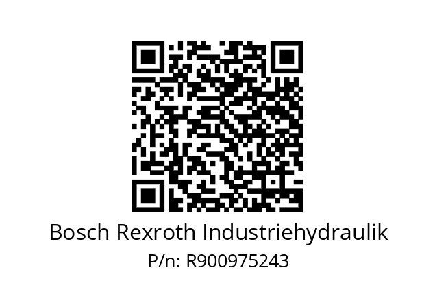   Bosch Rexroth Industriehydraulik R900975243