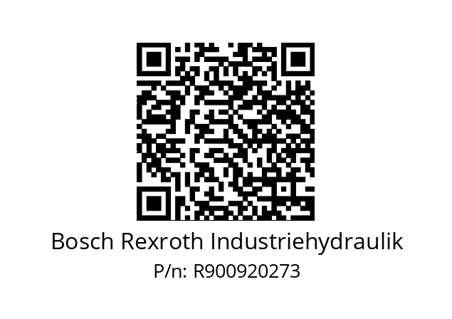   Bosch Rexroth Industriehydraulik R900920273