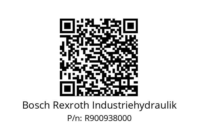   Bosch Rexroth Industriehydraulik R900938000