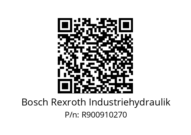   Bosch Rexroth Industriehydraulik R900910270