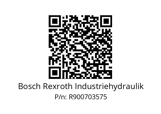   Bosch Rexroth Industriehydraulik R900703575