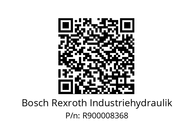   Bosch Rexroth Industriehydraulik R900008368