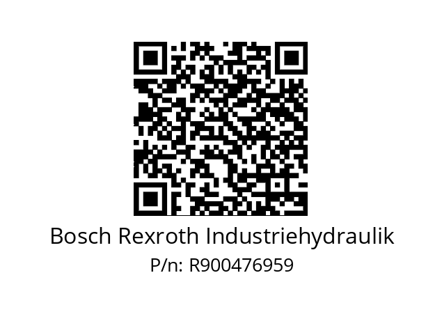   Bosch Rexroth Industriehydraulik R900476959