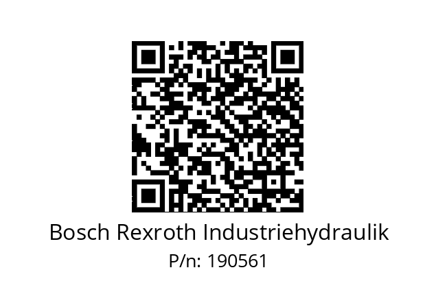   Bosch Rexroth Industriehydraulik 190561