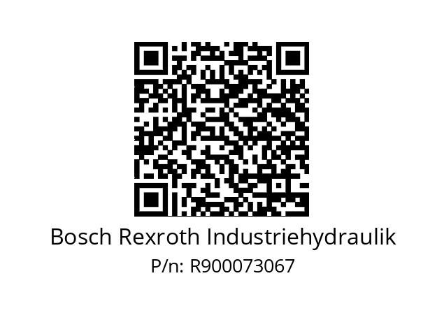   Bosch Rexroth Industriehydraulik R900073067