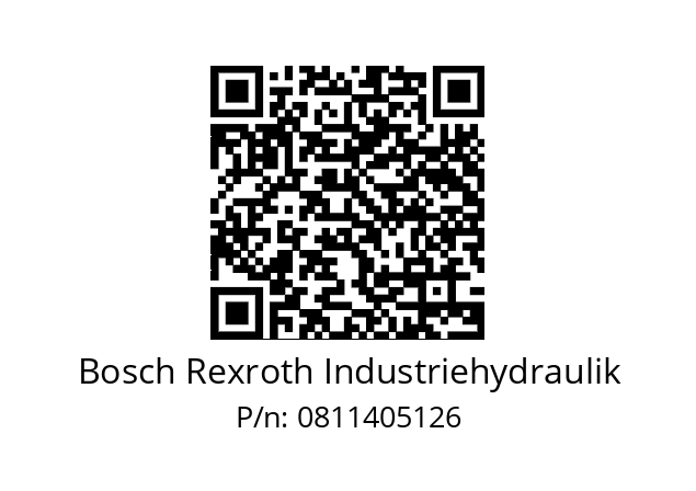   Bosch Rexroth Industriehydraulik 0811405126