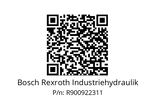   Bosch Rexroth Industriehydraulik R900922311