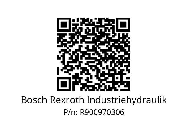   Bosch Rexroth Industriehydraulik R900970306