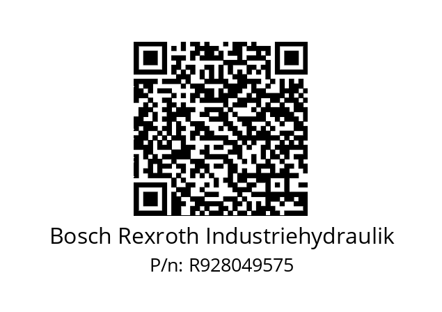   Bosch Rexroth Industriehydraulik R928049575