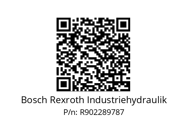   Bosch Rexroth Industriehydraulik R902289787