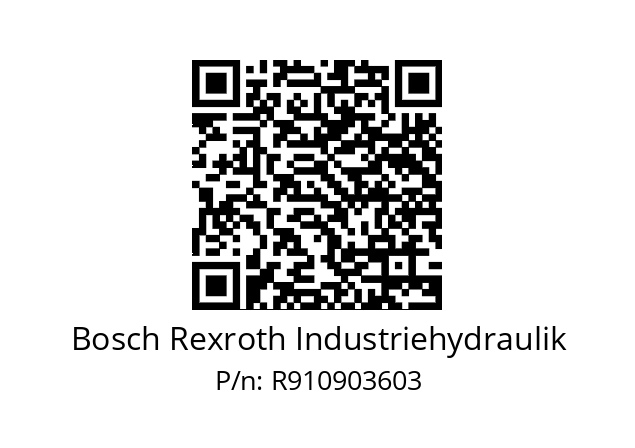   Bosch Rexroth Industriehydraulik R910903603