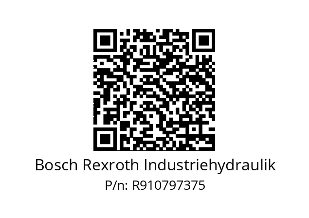   Bosch Rexroth Industriehydraulik R910797375