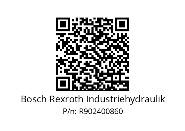   Bosch Rexroth Industriehydraulik R902400860