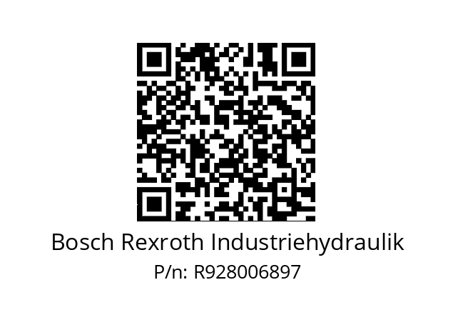   Bosch Rexroth Industriehydraulik R928006897