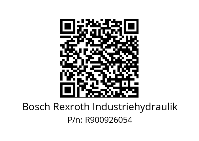   Bosch Rexroth Industriehydraulik R900926054