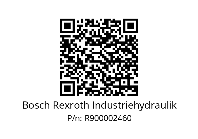   Bosch Rexroth Industriehydraulik R900002460