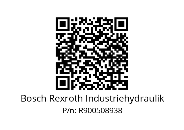   Bosch Rexroth Industriehydraulik R900508938