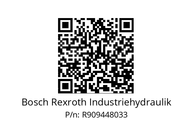   Bosch Rexroth Industriehydraulik R909448033