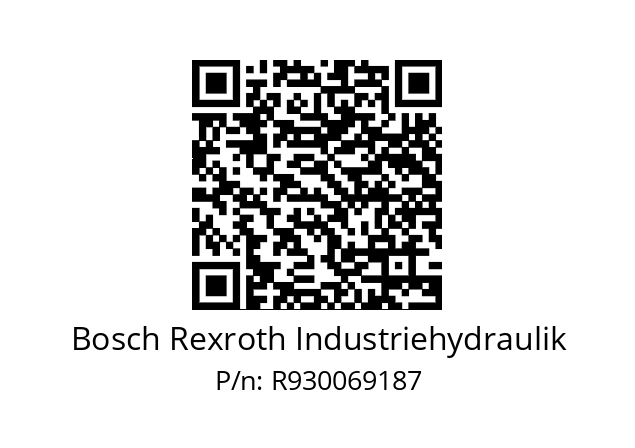   Bosch Rexroth Industriehydraulik R930069187