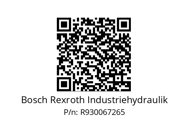   Bosch Rexroth Industriehydraulik R930067265