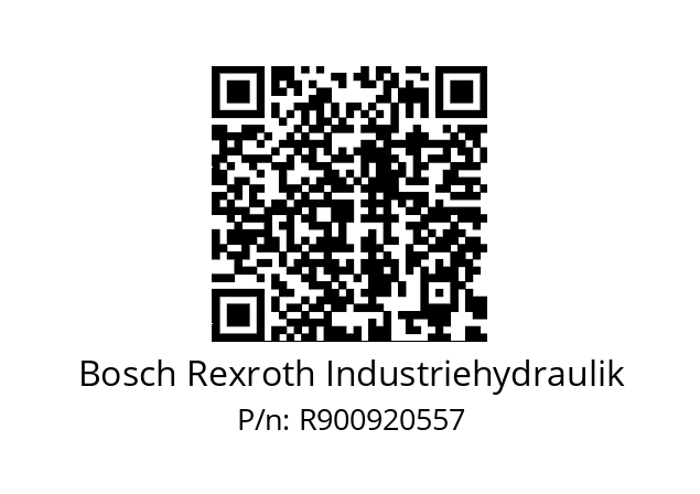   Bosch Rexroth Industriehydraulik R900920557