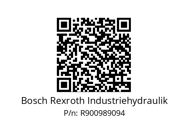   Bosch Rexroth Industriehydraulik R900989094