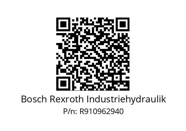   Bosch Rexroth Industriehydraulik R910962940