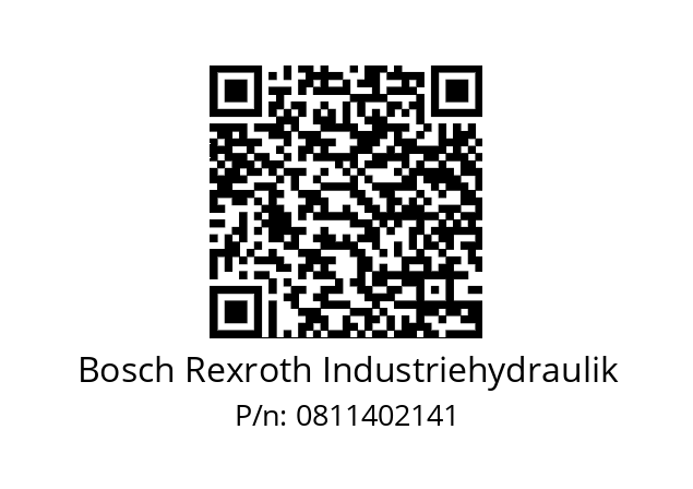   Bosch Rexroth Industriehydraulik 0811402141