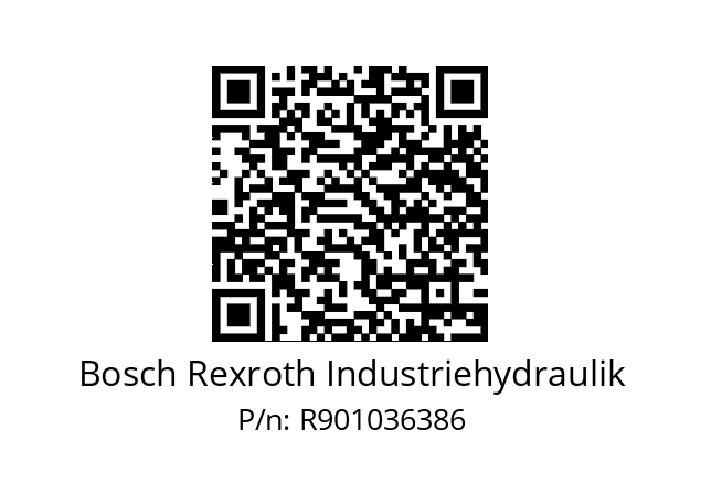   Bosch Rexroth Industriehydraulik R901036386