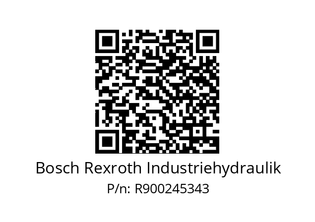   Bosch Rexroth Industriehydraulik R900245343