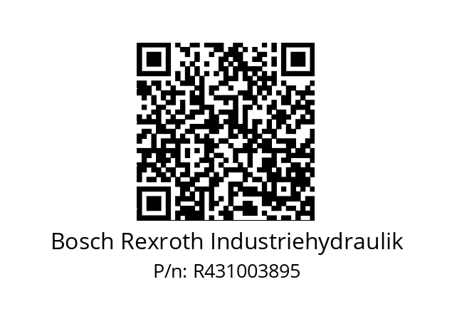   Bosch Rexroth Industriehydraulik R431003895