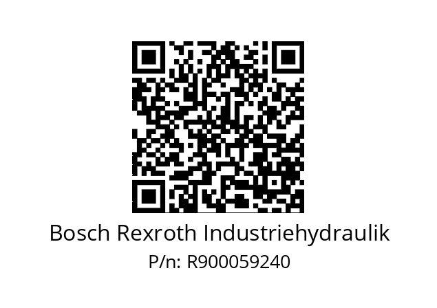   Bosch Rexroth Industriehydraulik R900059240