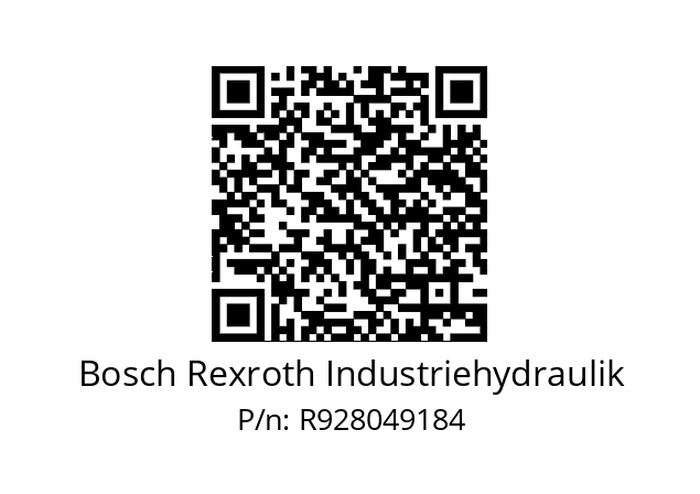   Bosch Rexroth Industriehydraulik R928049184