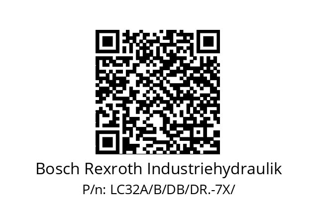   Bosch Rexroth Industriehydraulik LC32A/B/DB/DR.-7X/