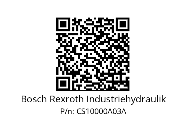   Bosch Rexroth Industriehydraulik CS10000A03A