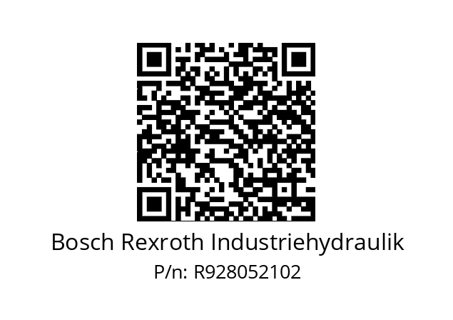   Bosch Rexroth Industriehydraulik R928052102