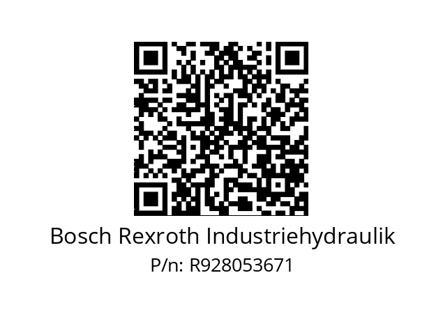   Bosch Rexroth Industriehydraulik R928053671