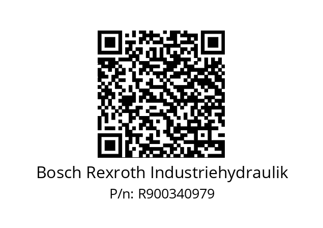   Bosch Rexroth Industriehydraulik R900340979