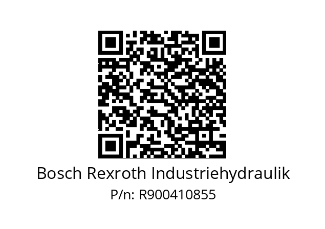   Bosch Rexroth Industriehydraulik R900410855