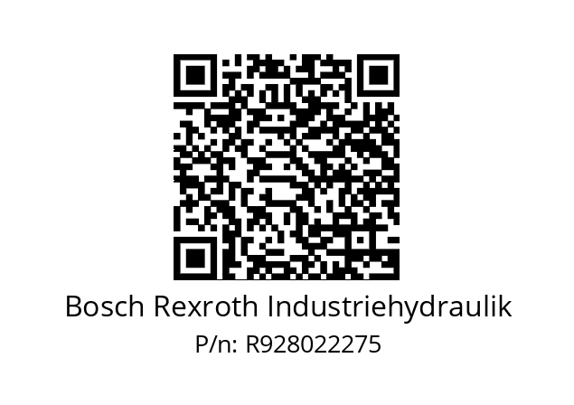   Bosch Rexroth Industriehydraulik R928022275