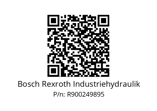   Bosch Rexroth Industriehydraulik R900249895